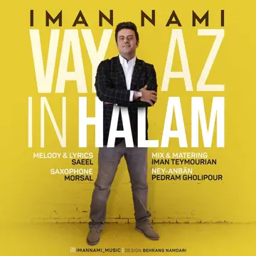 کاور آهنگ Vay Az In Halam از Iman Nami